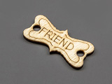 Плочка FRIEND 11x24.5x2mm, отвори 2.2mm - 100 бр.