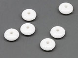 Диск малък бял 8x3.5mm, отвор 1.8mm - 50g ≈ 381 бр.