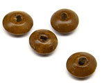 Диск - кафяв d=12mm, отвор 2.5mm - 25g ≈ 110 бр.