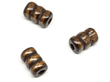 Цилиндър кафяв 6x10mm, отвор 2.5mm - 25g ≈ 187 бр.