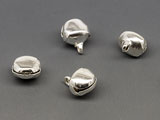 Звънче цвят сребро 8x10mm, oтвор халка 2mm - 500бр.