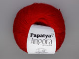 Прежда Papatya Angora червена - 20% мериносова вълна, 80% акрил - 100g ≈ 550m