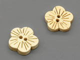 Цвете 15x15x3mm, отвори 1.2mm - 100 бр.