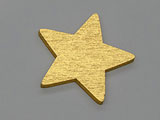 Звезда златна 30x28mm, дебелина 2.4mm - 10 бр.