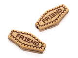 Friend кафяв 20x9.5x3.3mm, отвор 1.7mm - 50g ≈ 94 бр.