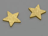 Звезда златна 20x19mm, дебелина 2.4mm - 10 бр.