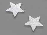 Звезда сребърна 20x19mm, дебелина 2.4mm - 10 бр.