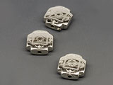 Мънисто - 10x10x4mm, орвор - 1mm - 400g ≈ 1320 бр.