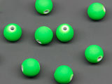 Топче - ярко зелено d=8mm, отвор 2mm - 25g ≈ 88 бр.