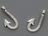 Кука 25x12mm, отвор халка 2.7mm - 10 бр.