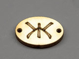 Буква Ж 25x17x3.5mm, отвори 2.2mm - 10 бр.