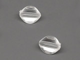 Сплескан елипсоид бял - 8.5x9.5mm , отвор 1.5mm  - 500g ≈ 2700 бр.