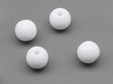 Топче бяло - d=8mm, отвор 2mm - 25g ≈ 98 бр.