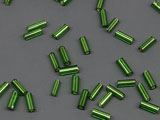 Тръбички зелени d=2mm, височина 6mm, отвор 1mm - 25g