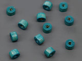 Цилиндър син 4x3mm, отвор 1.5mm - 25g ≈ 829 бр.