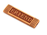 Плочка Friend 9.5x35x3.5mm, отвор 2mm - 50g ≈ 36 бр.