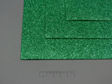 Гума Ева 1.8mm с брокат зелена, 195x295mm - 1 бр.
