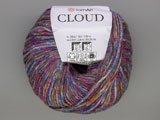 Прежда меланж YarnArt CLOUD - 25% вълна, 75% акрил - 100g ≈ 230m