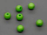 Топче зелено d=6mm, отвор 1.3mm - 500g ≈ 4460 бр.