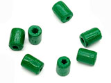 Цилиндър зелен d=6mm, височина 8mm, отвор 2mm - 500g ≈ 4400 бр.