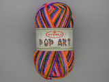 Прежда меланж POP ART - 20% вълна, 80% акрил - 100g ≈ 200m