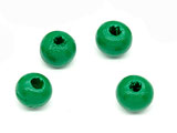Топче - зелено 8х7mm, отвор 2.5mm - 25g ≈ 135 бр.