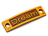 Плочка Dream 35x9.5mm, отвори 3mm - 50g ≈ 90 бр.